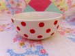 画像3: Red Polka Dot Bowl  (3)