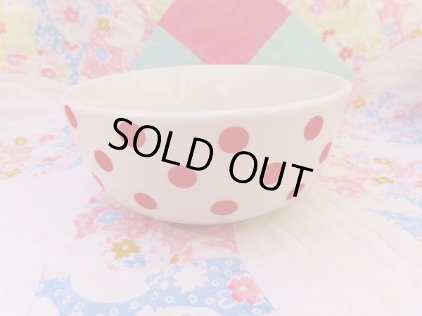 画像3: Red Polka Dot Bowl  (3)