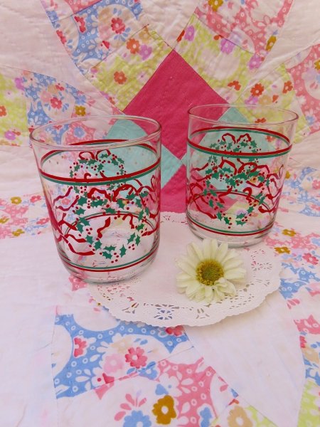 画像1: Heart Holly Glass (1)