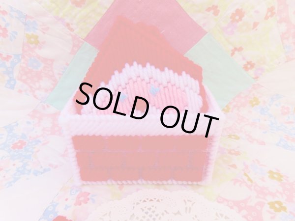 画像2: Plastic Canvas Santa Coaster (2)