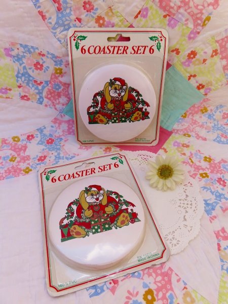 画像1: Santa Bunny 6Coaster  (1)