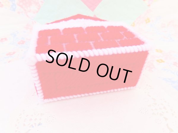 画像7: Plastic Canvas Santa Coaster (7)