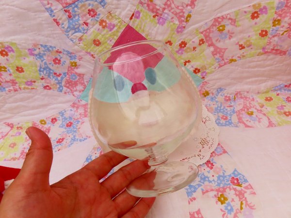 画像7: Brandy Glass Santa Candy Pot (7)