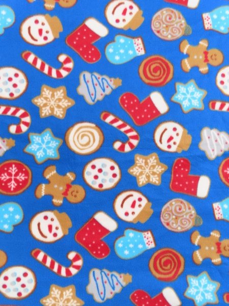 画像2: Gingerbread Blanket Blue (2)