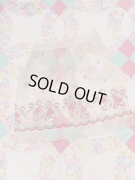 画像1: Jingle Bell Sheer Apron (1)