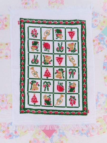 画像2: Christmas Panel Print Towel Set (2)