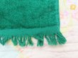 画像4: Christmas Cat Applique Towel Green (4)