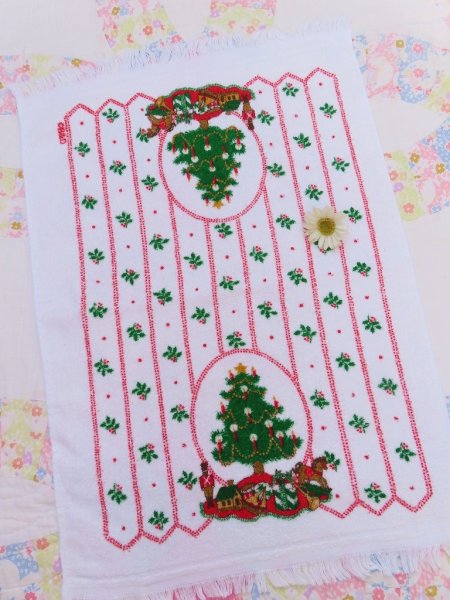 画像1: Christmas Tree&Present Kitchen Towel (1)