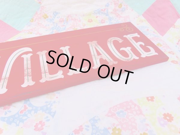 画像6: Gingerbread Village Wooden Sign (6)