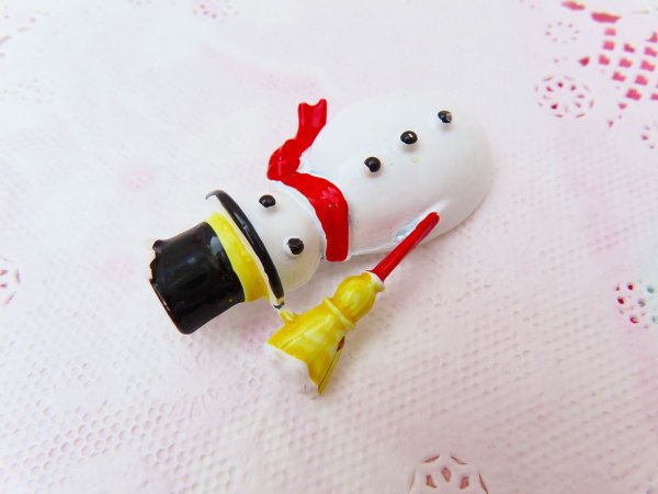 画像4: Gerry's Snowman Metal Pin (4)