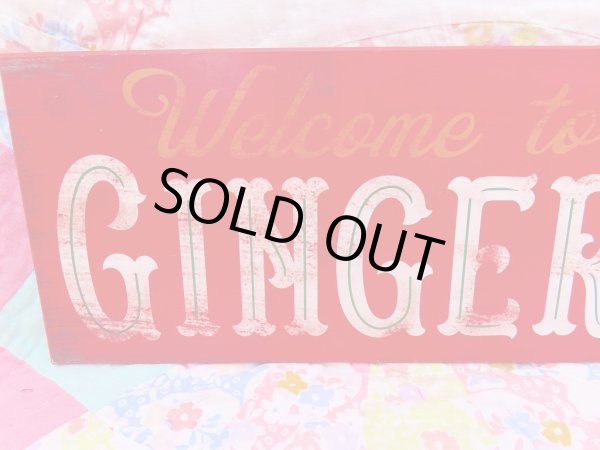 画像4: Gingerbread Village Wooden Sign (4)