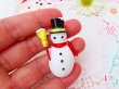 画像7: Gerry's Snowman Metal Pin (7)