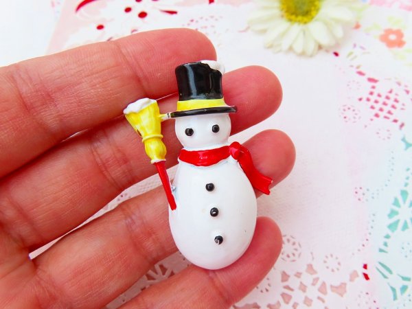 画像7: Gerry's Snowman Metal Pin (7)