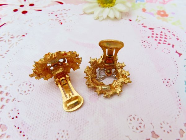 画像4: Gold Wreath Clip Earring (4)