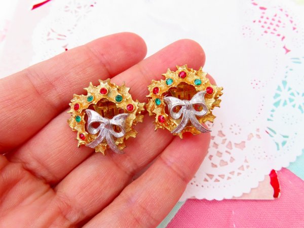 画像6: Gold Wreath Clip Earring (6)