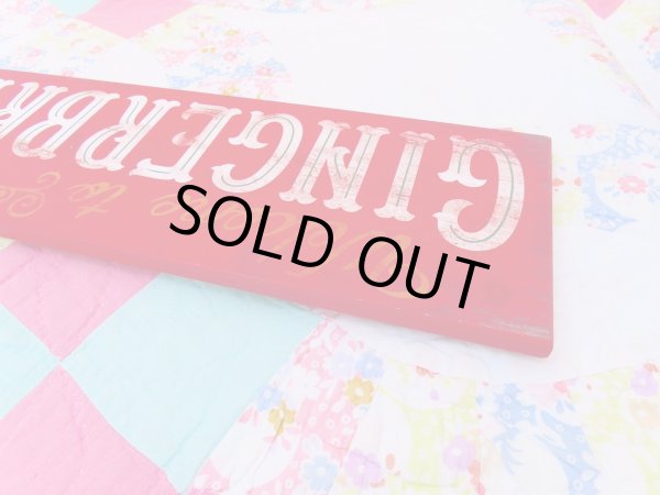 画像5: Gingerbread Village Wooden Sign (5)