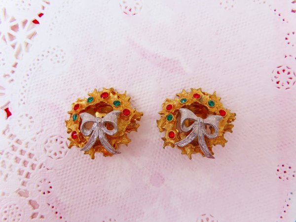 画像2: Gold Wreath Clip Earring (2)