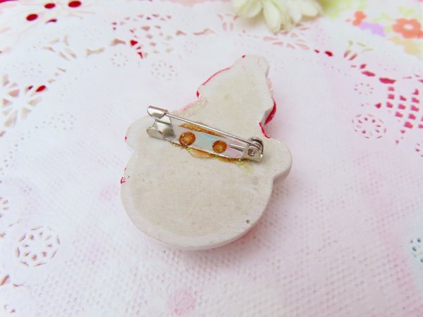 画像3: Glitter Snowman Pin (3)