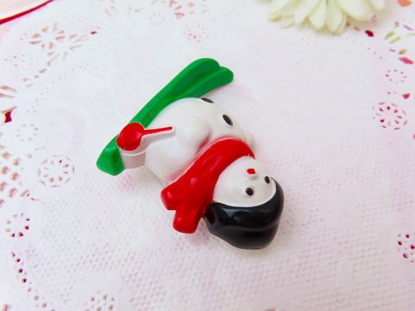 画像6: AVON Ski Snowman Pin (6)