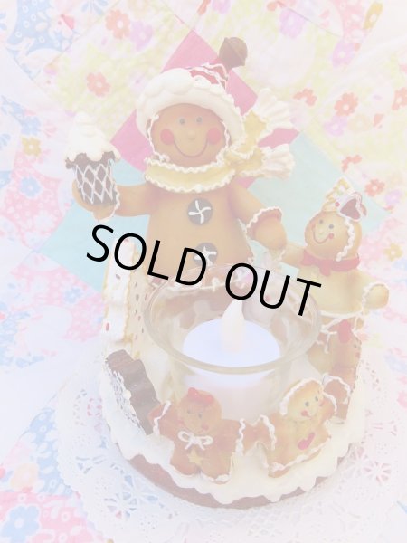 画像2: Gingerbread Family Candle Holder (2)