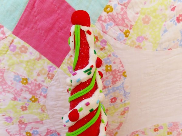 画像4: Clay Christmas Tree Red (4)