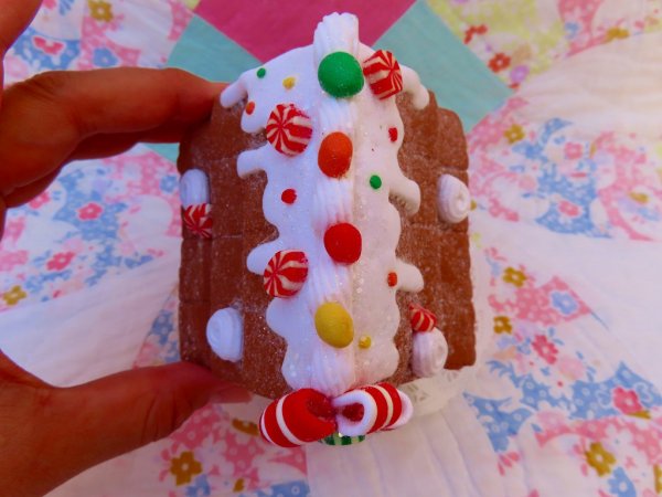 画像7: Gingerbread Clay House Lamp (7)