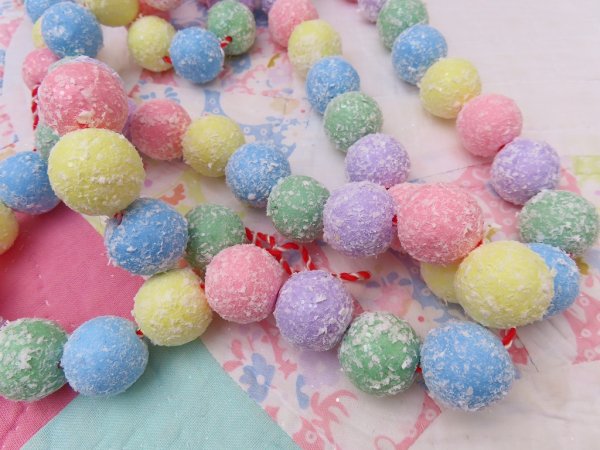 画像2: New Pastel Ball Garland (2)