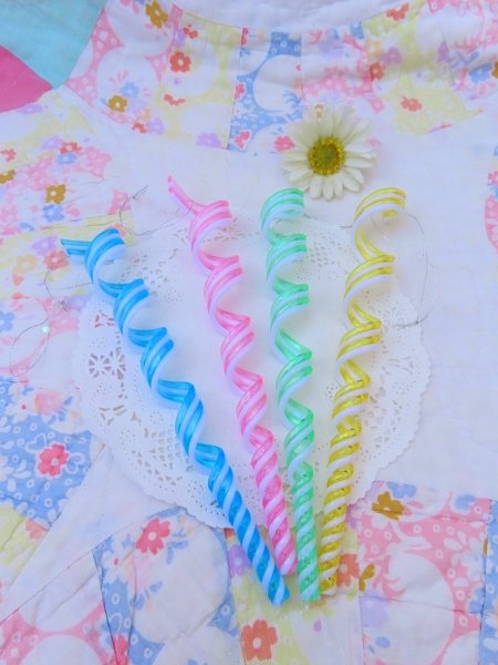 画像1: New Twist Pastel Stripe Ornament (1)