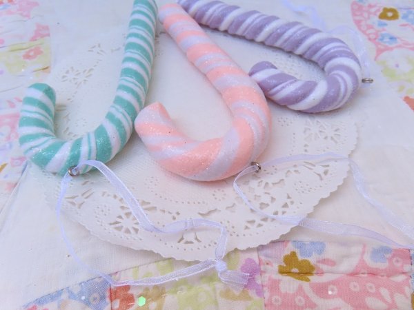 画像3: New Clay Pastel Candy Cane Set (3)