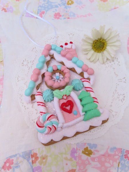 画像1: New Ginger House Icing Cookie A (1)
