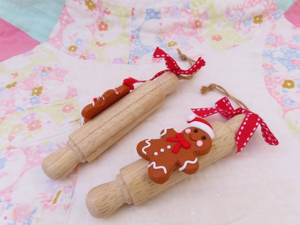 画像3: New Rolling pin Gingerbread Man (3)
