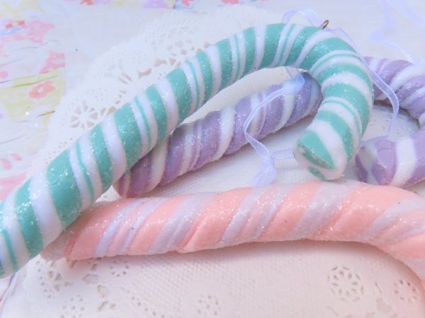 画像4: New Clay Pastel Candy Cane Set (4)