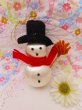 画像1: Silk Ball Snowman  (1)