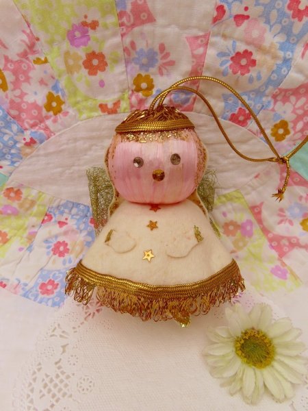 画像1: Raffia yarn Ball Angel　 (1)