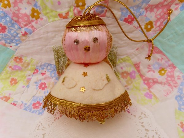 画像2: Raffia yarn Ball Angel　 (2)